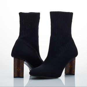 Louis vuitton silhouette ankle boot sz 38